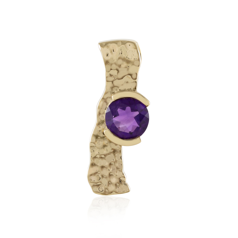 Amethyst-Silberanhänger (MONOSONO COLLECTION) Amethyst-Silberanhänger (MONOSONO COLLECTION)