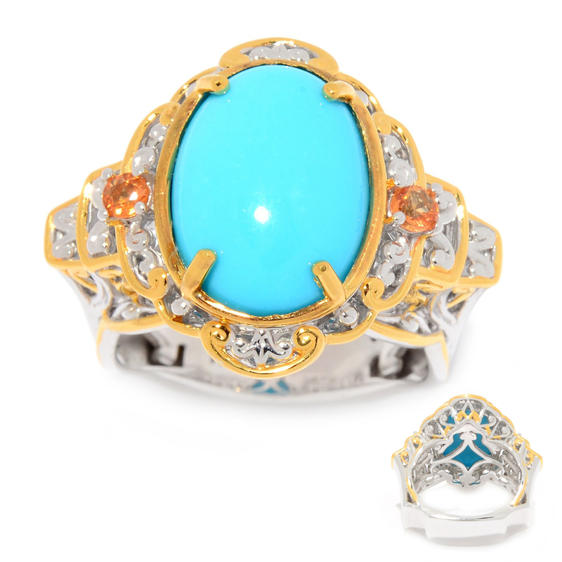 Sleeping Beauty-Türkis-Silberring (Gems en Vogue) Sleeping Beauty-Türkis-Silberring (Gems en Vogue)