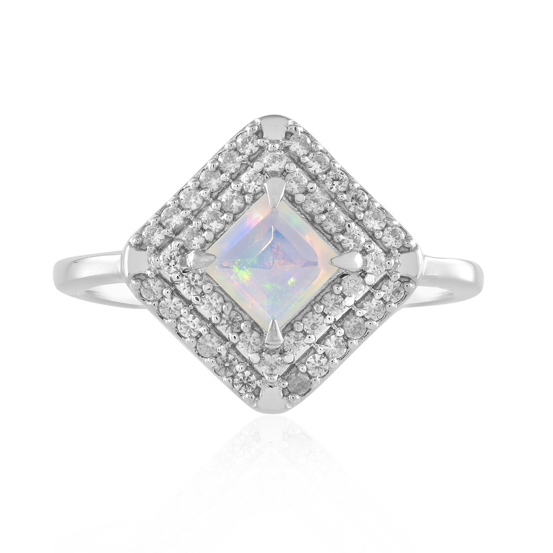 Welo-Opal-Silberring