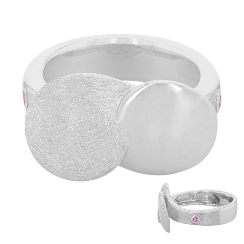 Madagaskar-Rubin-Silberring