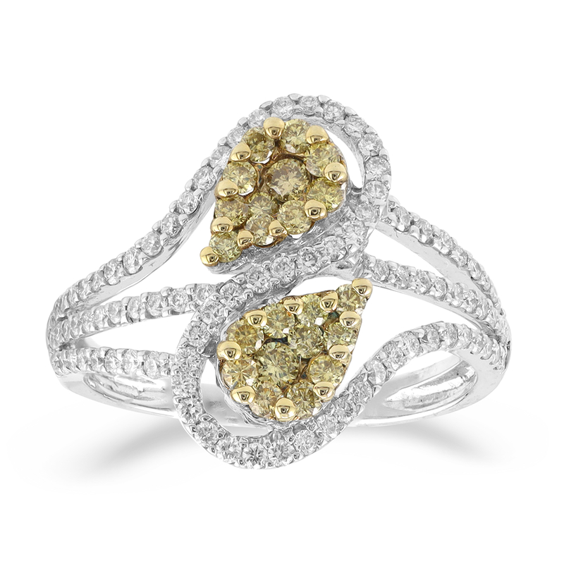 Gelber VS1 Brillant-Goldring (Annette)