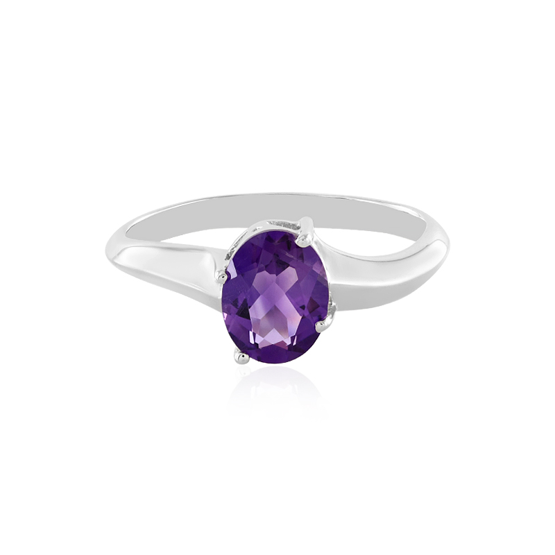 Sibirischer Amethyst-Silberring