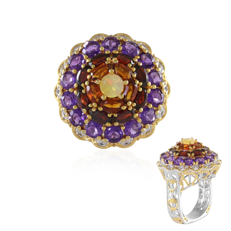 Edelstein-Silberring (Gems en Vogue)