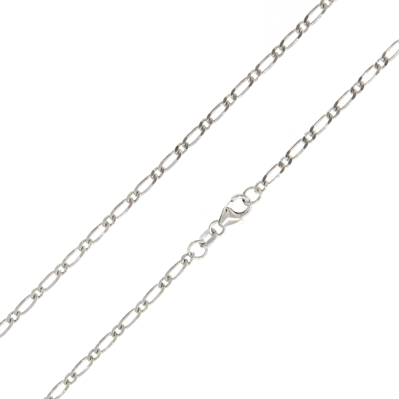 Silber-Figarokette – 5,24 g – 45 cm