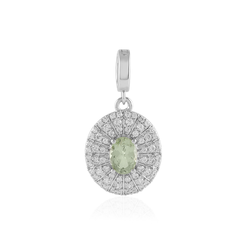 Merelani-Mint-Granat-Silberanhänger