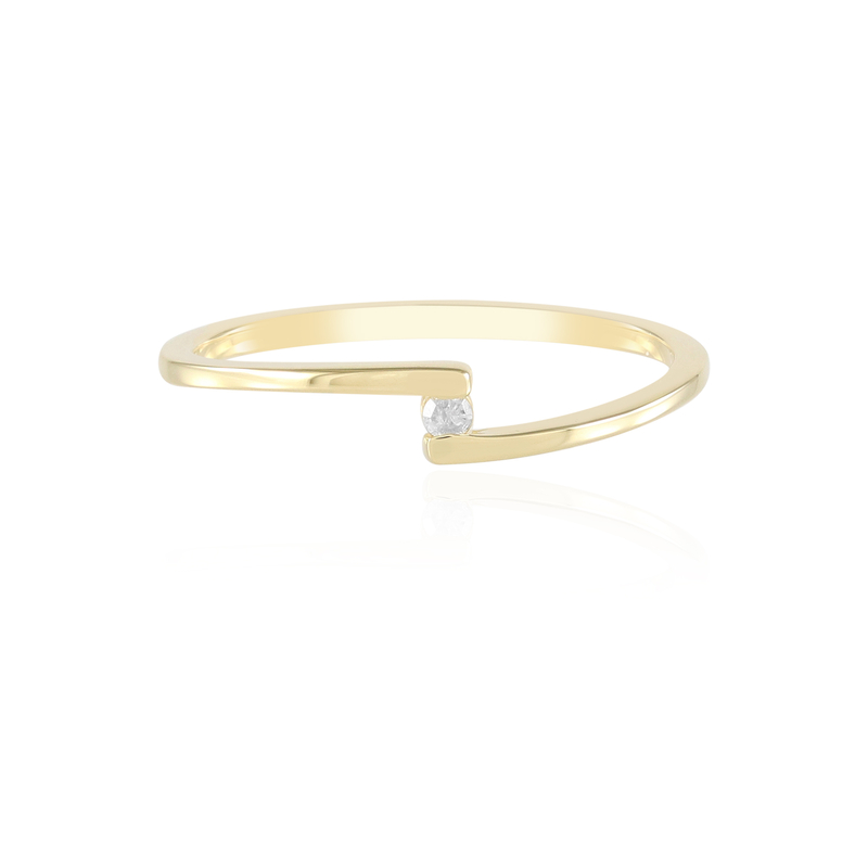 I3 (I) diamant-silverring