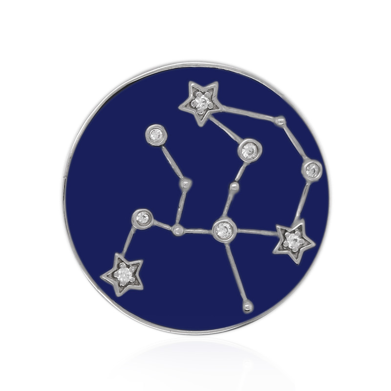 Zirkon-Silberanhänger „Wassermann“ (MONOSONO COLLECTION) Zirkon-Silberanhänger „Wassermann“ (MONOSONO COLLECTION)