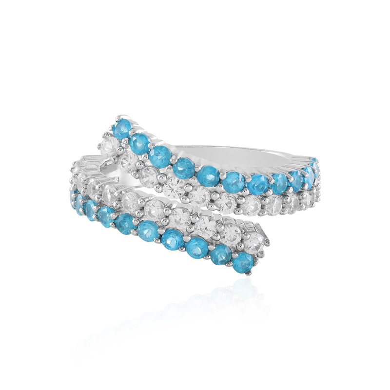 Edelstein-Silberring