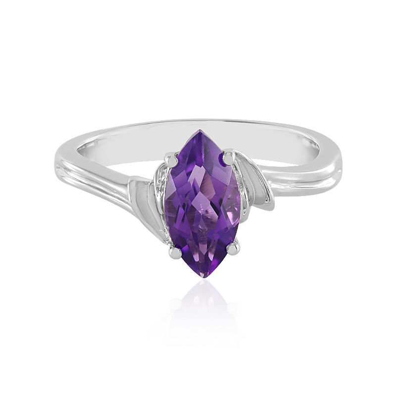 Sibirischer Amethyst-Silberring