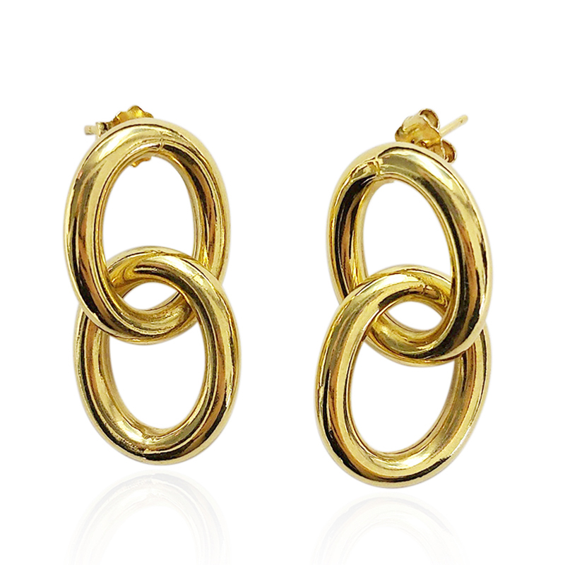 Silberohrringe (M de Luca)