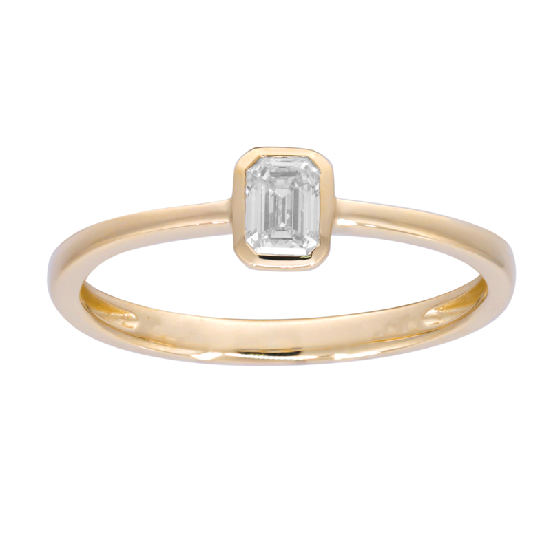 SI1 (H) Diamant-Goldring (CIRARI)