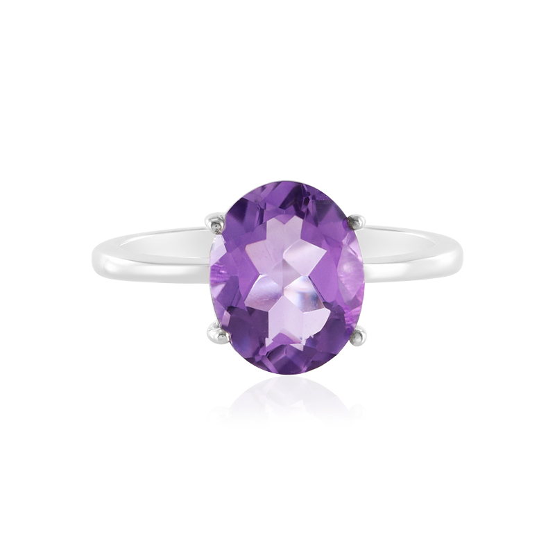 Amethyst-Silberring