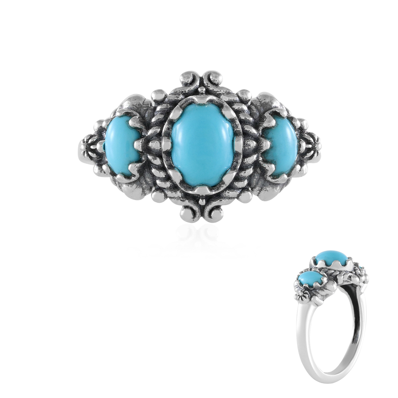 Sleeping Beauty-Türkis-Silberring (Desert Chic) Sleeping Beauty-Türkis-Silberring (Desert Chic)
