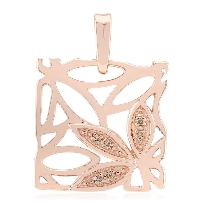 I1 Argyle-Rose de France-Brillant-Silberanhänger (Annette)