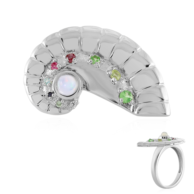 Edelstein-Silberring (SAELOCANA)