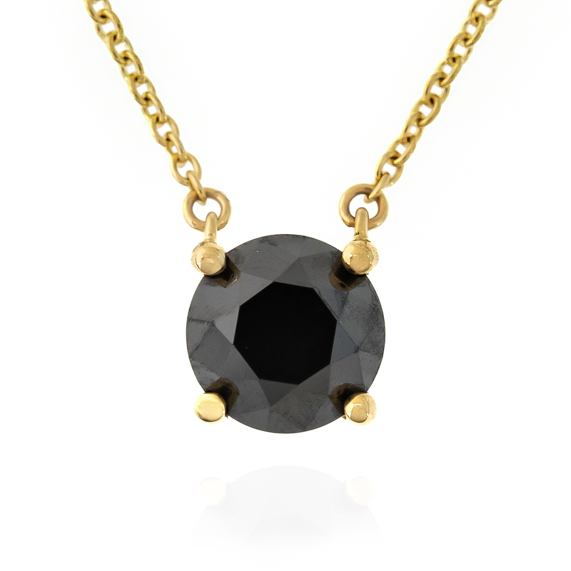 Schwarzer Diamant-Goldcollier (de Melo) Schwarzer Diamant-Goldcollier (de Melo)