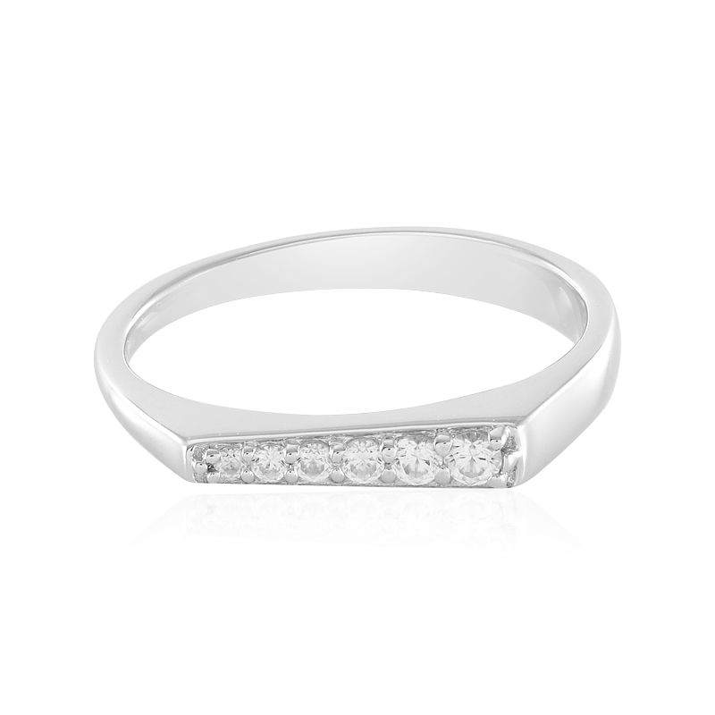 Zirkon-Silberring Zirkon-Silberring