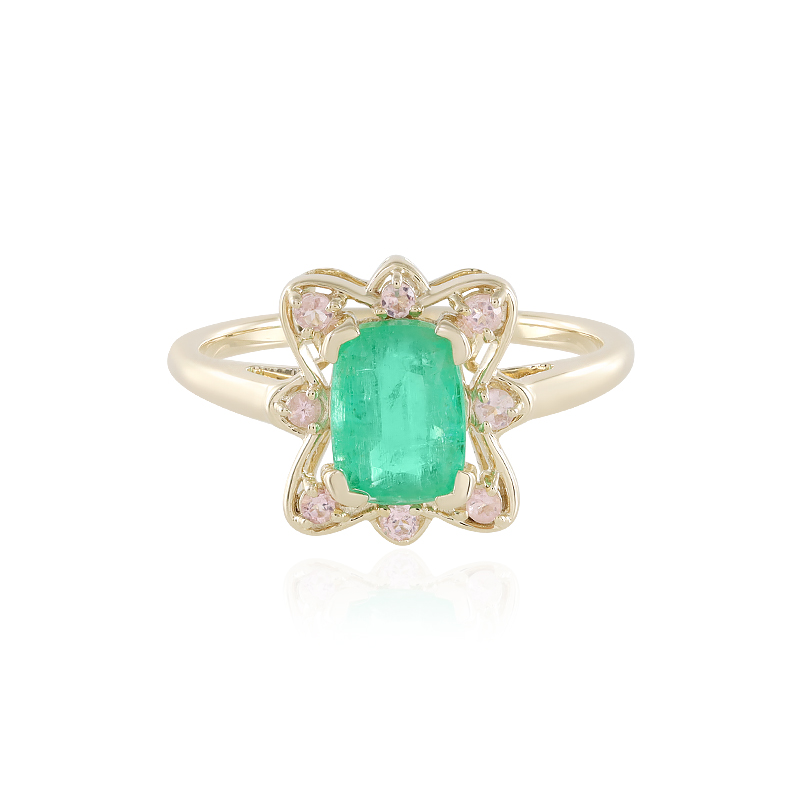 Russischer Smaragd-Goldring