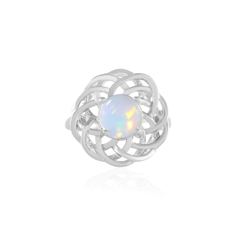 Welo-Opal-Silberring