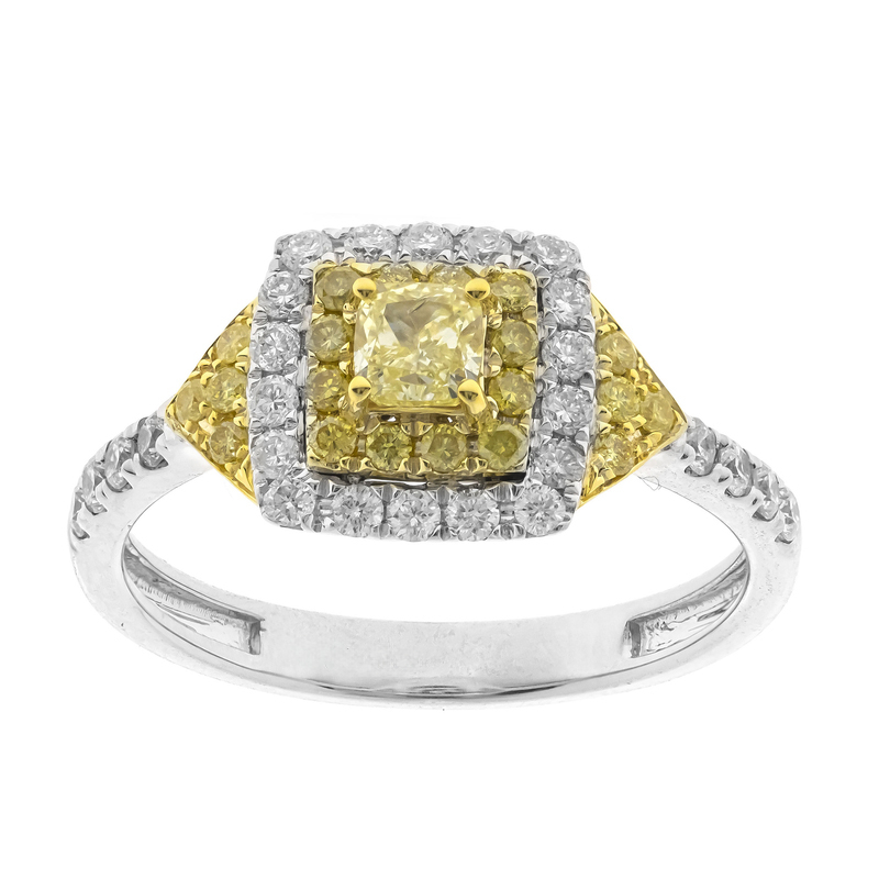 Gelber SI2 Brillant-Goldring (CIRARI) Gelber SI2 Brillant-Goldring (CIRARI)