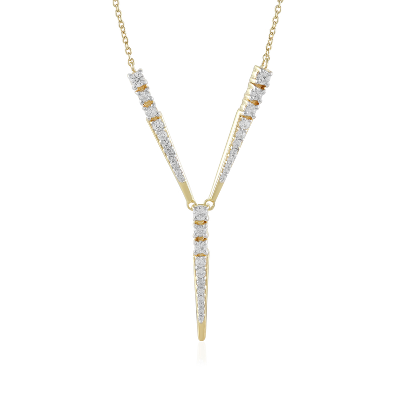 Zirkon-Silbercollier Zirkon-Silbercollier