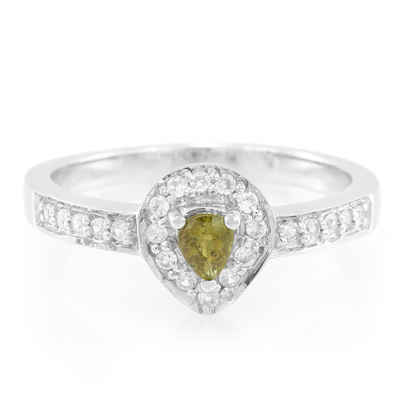 Kupfer-Turmalin-Silberring