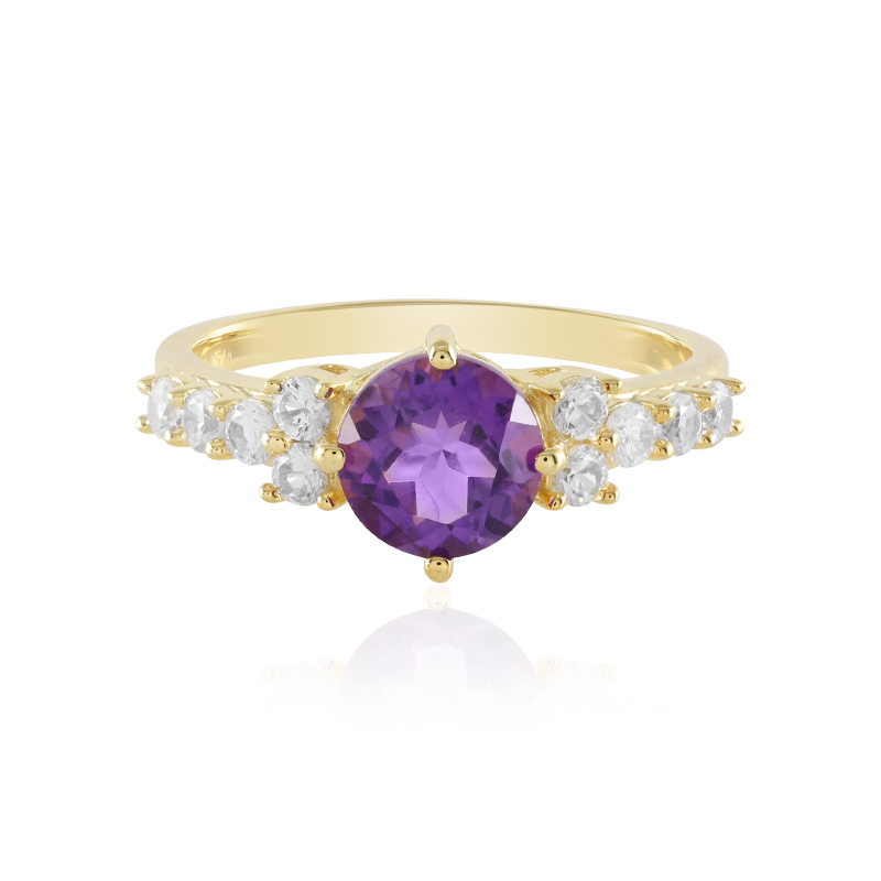 Marokkanischer Amethyst-Silberring Marokkanischer Amethyst-Silberring