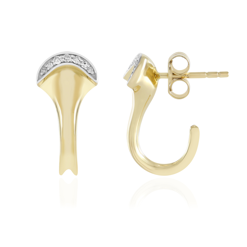 I2 (H) Diamant-Goldohrringe I2 (H) Diamant-Goldohrringe