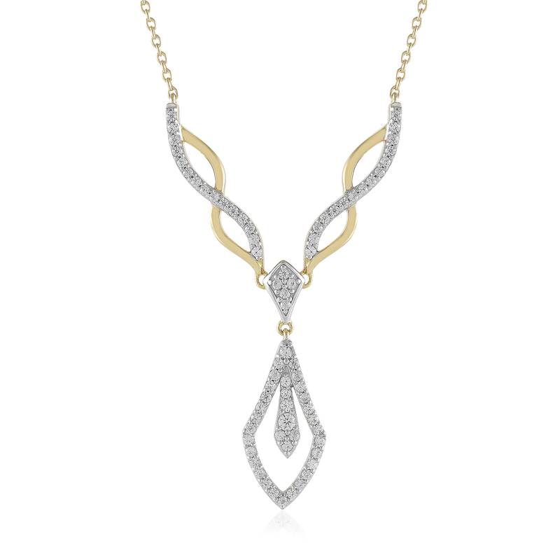 Zirkon-Silbercollier Zirkon-Silbercollier