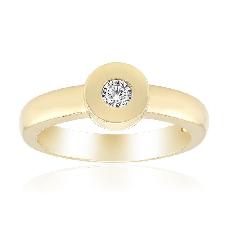 SI1 (G) Brillant-Silberring (Annette)