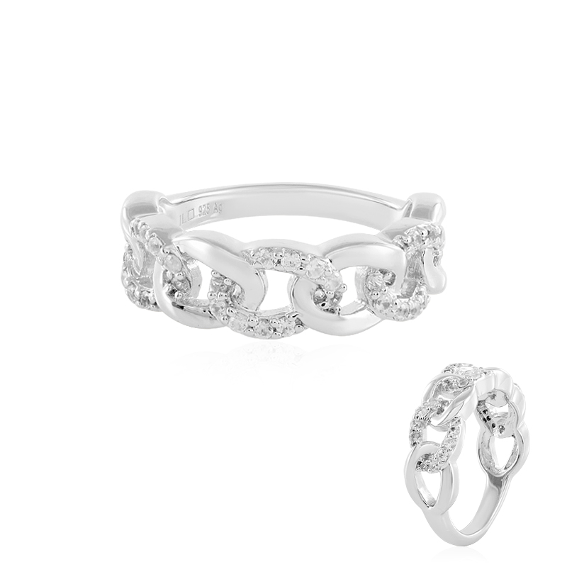 Zirkon-Silberring Zirkon-Silberring