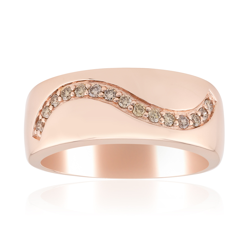 I1 Argyle-Rose de France-Brillant-Silberring (Annette)