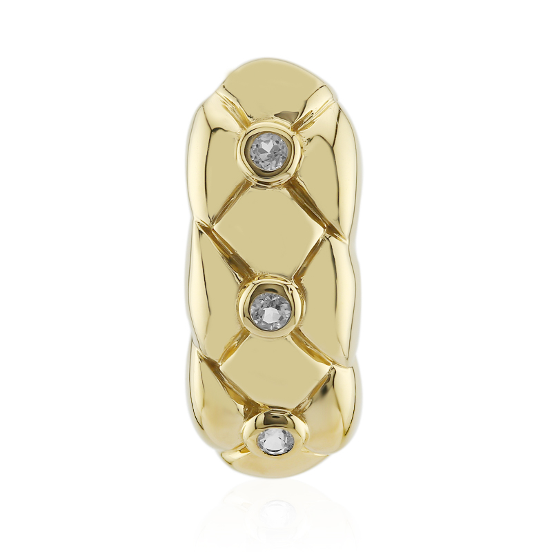 Weißer Topas-Silberanhänger Weißer Topas-Silberanhänger