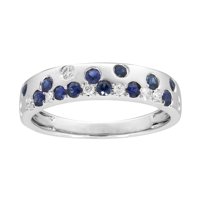 Blauer Ceylon-Saphir-Goldring (CIRARI) - Farbe: Blau