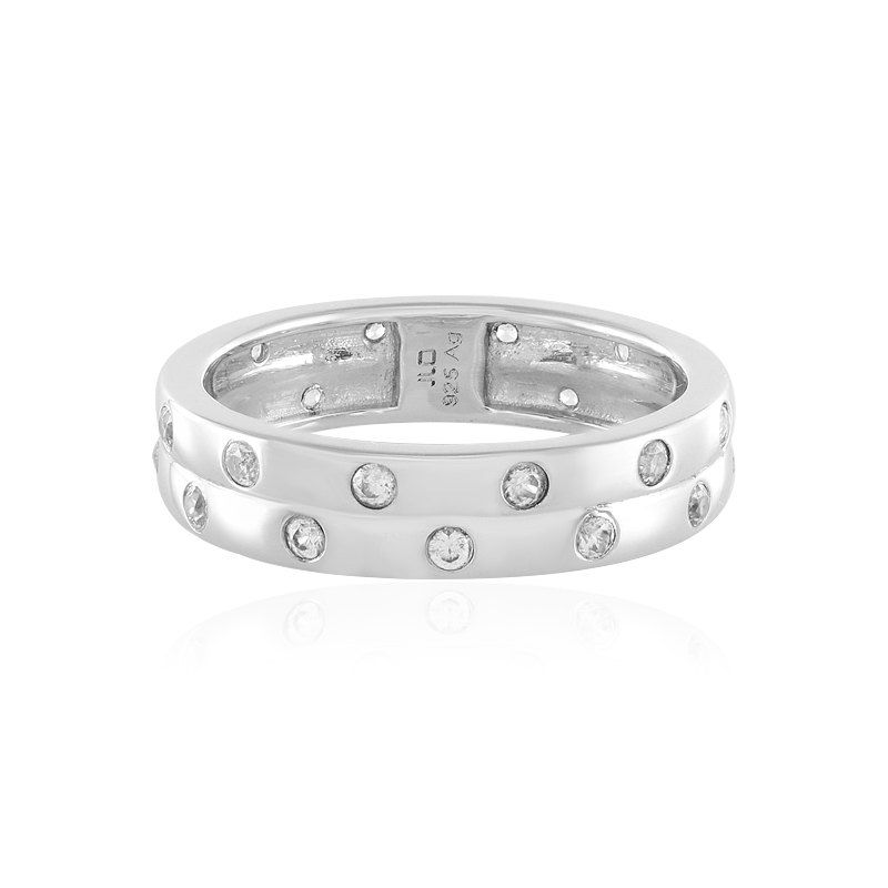 Zirkon-Silberring Zirkon-Silberring