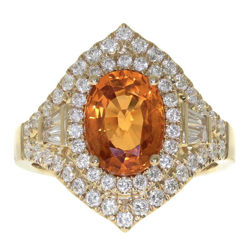 Mandarin-Granat-Goldring (CIRARI)