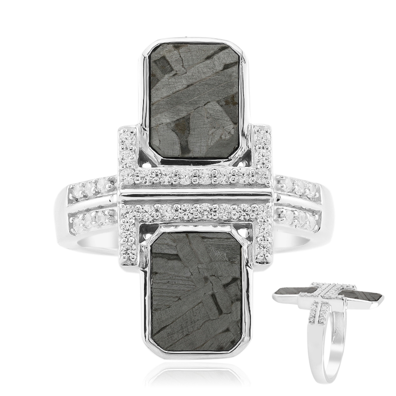 Aletai-Meteorit-Silberring