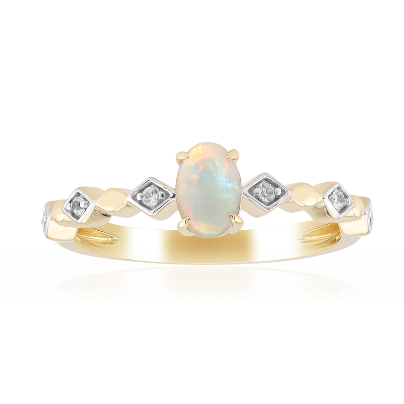 Jelly-opal-guldring från Juwelo