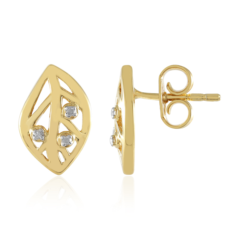 I2 (I) Diamant-Silberohrringe