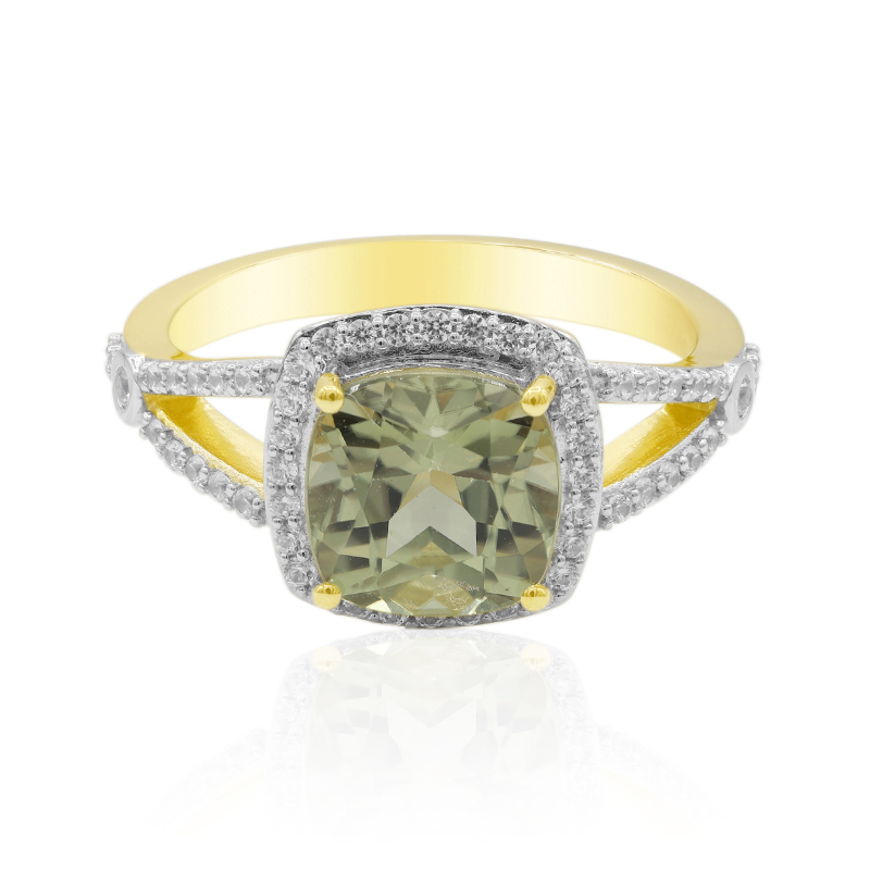 Farbwechsel-Diaspor-Goldring (Tenner Diniz)