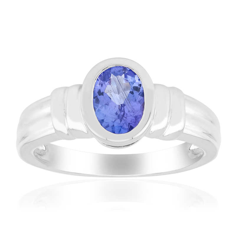 Tansanit-Silberring (Pallanova)