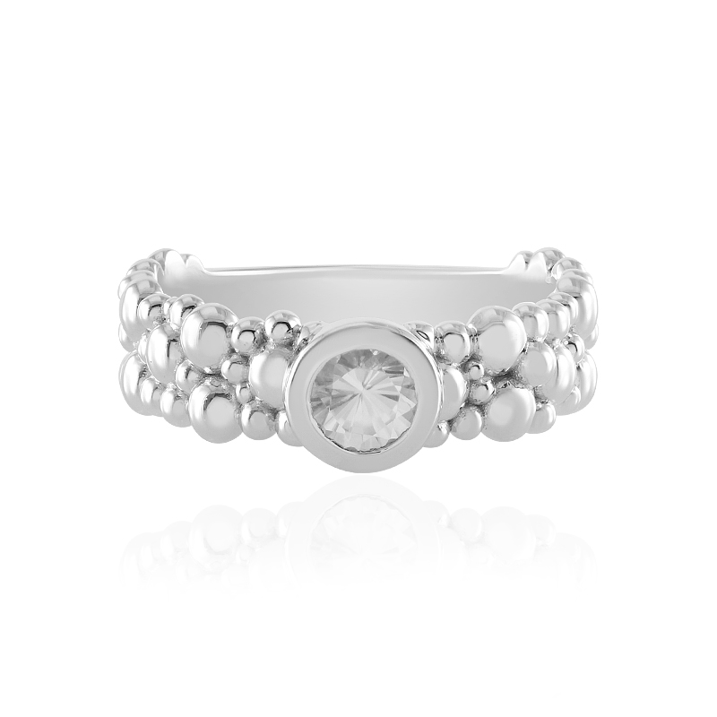 Zirkon-Silberring (de Melo) Zirkon-Silberring (de Melo)