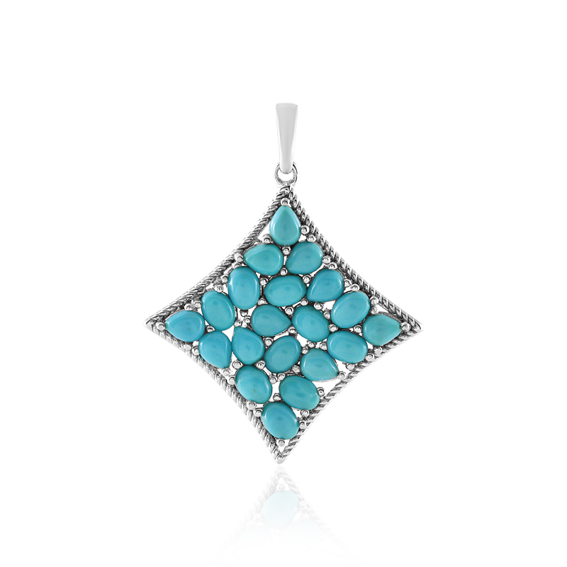 Sleeping Beauty-Türkis-Silberanhänger (Faszination Türkis) Sleeping Beauty-Türkis-Silberanhänger (Faszination Türkis)