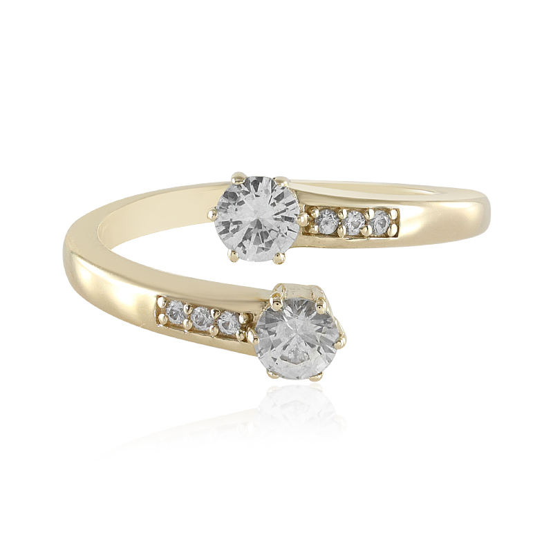 Weißer Saphir-Goldring (Adela Gold) Weißer Saphir-Goldring (Adela Gold)