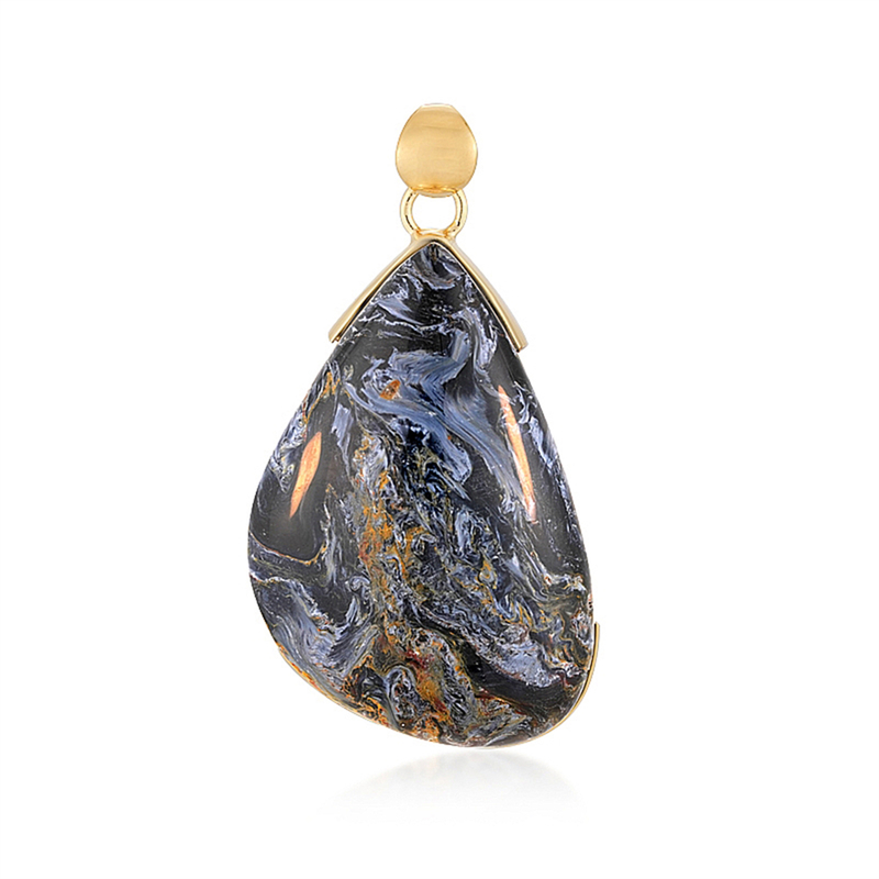 Pietersit-Silberanhänger (Bali Barong)