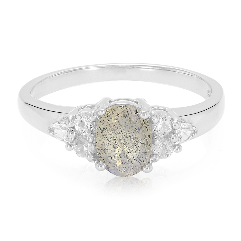 Labradorit-Silberring