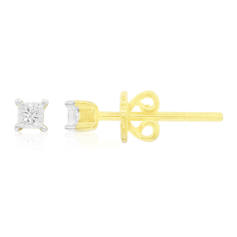 SI1 (G) Diamant-Goldohrringe (Annette)