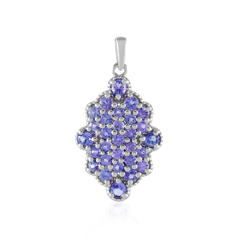 Tansanit-Silberanhänger Tansanit-Silberanhänger