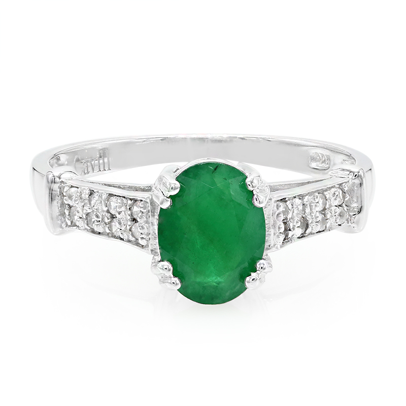 Bahia-Smaragd-Silberring Bahia-Smaragd-Silberring