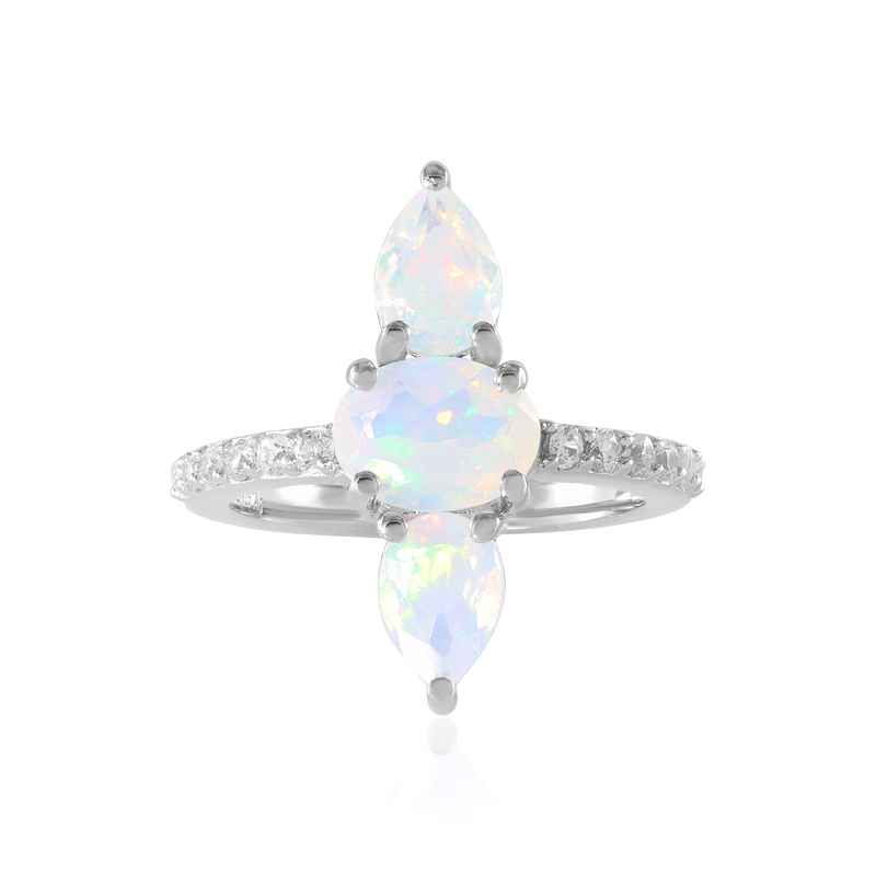Welo-Opal-Silberring (Adela Silber)